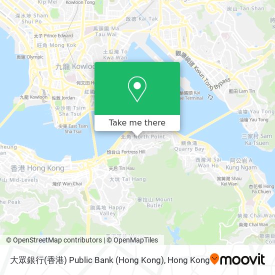 大眾銀行(香港) Public Bank (Hong Kong) map