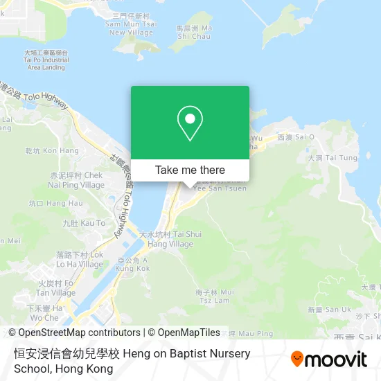 恒安浸信會幼兒學校 Heng on Baptist Nursery School map