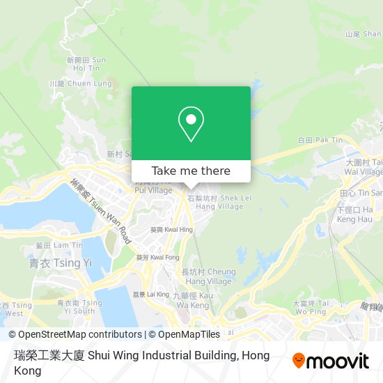 瑞榮工業大廈 Shui Wing Industrial Building地圖