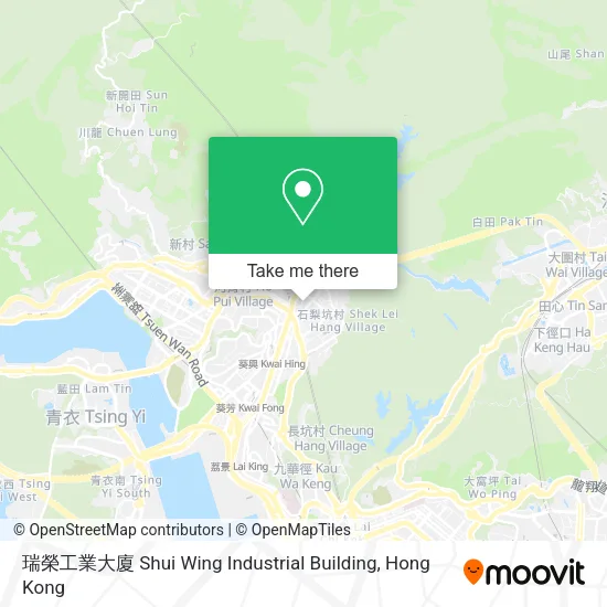 瑞榮工業大廈 Shui Wing Industrial Building地圖