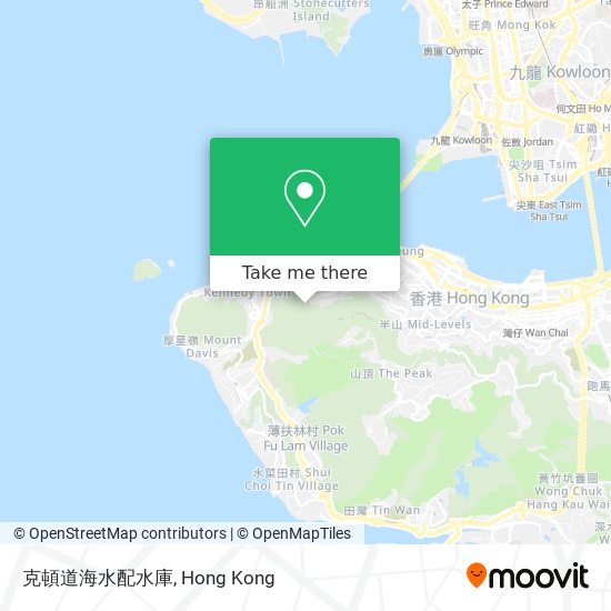 克頓道海水配水庫 map