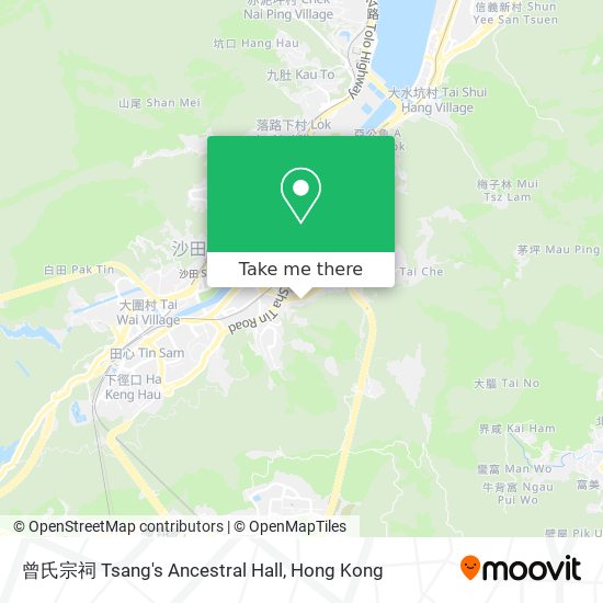 曾氏宗祠 Tsang's Ancestral Hall地圖