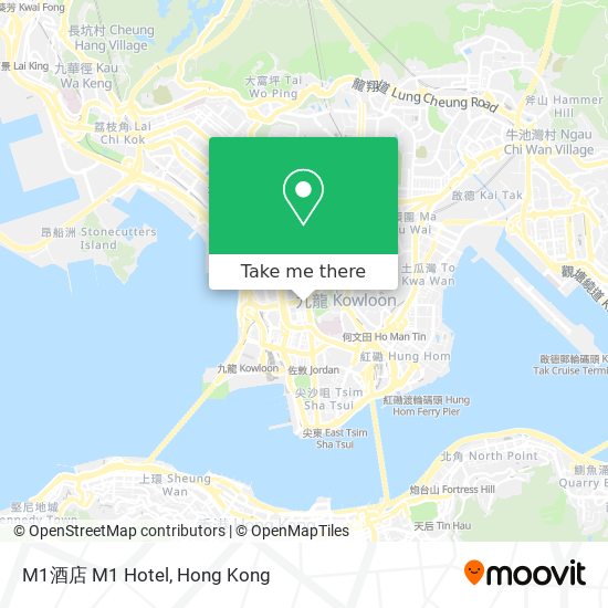 M1酒店 M1 Hotel地圖