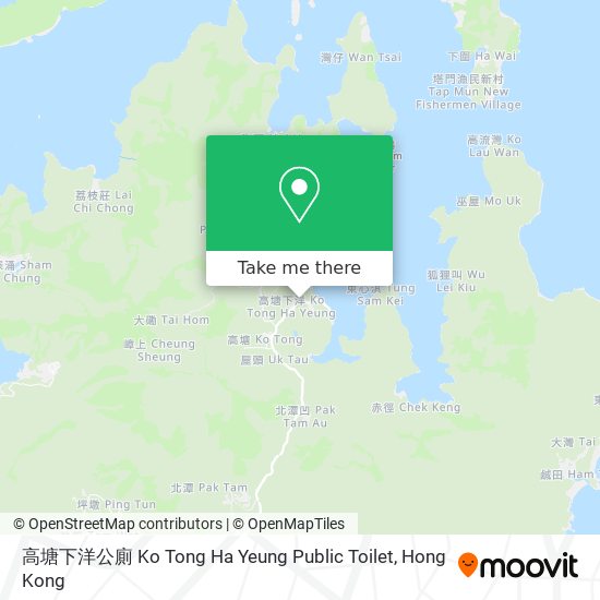 高塘下洋公廁 Ko Tong Ha Yeung Public Toilet map