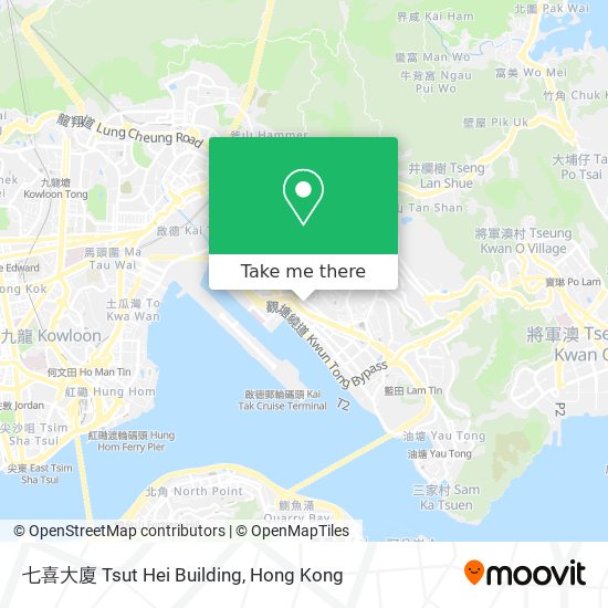 七喜大廈 Tsut Hei Building地圖