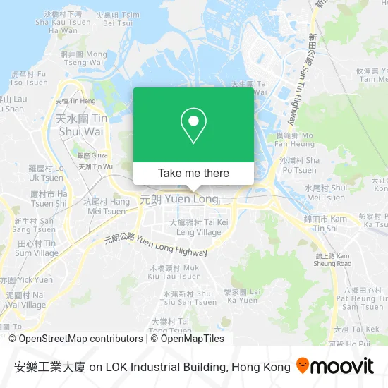 安樂工業大廈 on LOK Industrial Building地圖