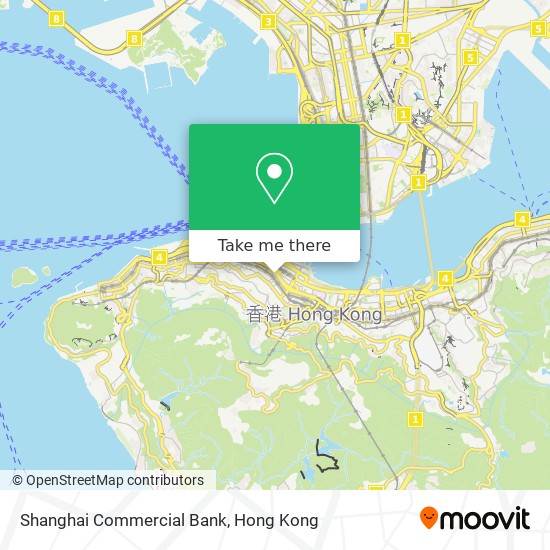 Shanghai Commercial Bank map