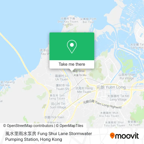 風水里雨水泵房 Fung Shui Lane Stormwater Pumping Station地圖