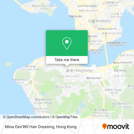 Mina Dev'Wil Hair Dressing地圖