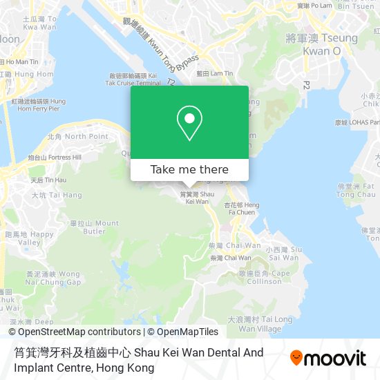 筲箕灣牙科及植齒中心 Shau Kei Wan Dental And Implant Centre map