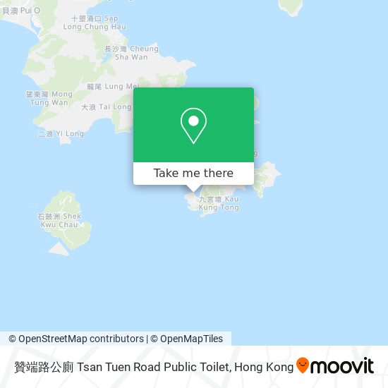 贊端路公廁 Tsan Tuen Road Public Toilet地圖