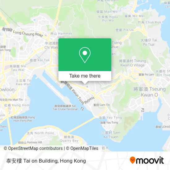 泰安樓 Tai on Building地圖