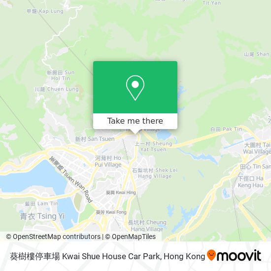 葵樹樓停車場 Kwai Shue House Car Park map