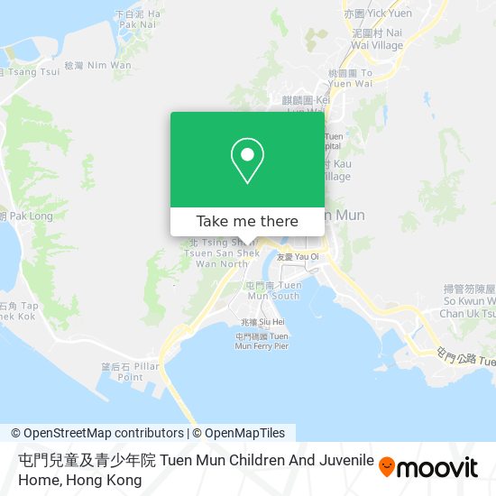 屯門兒童及青少年院 Tuen Mun Children And Juvenile Home map