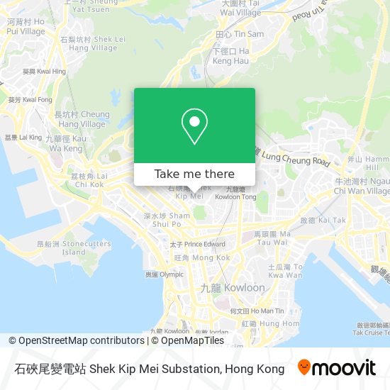 石硤尾變電站 Shek Kip Mei Substation map
