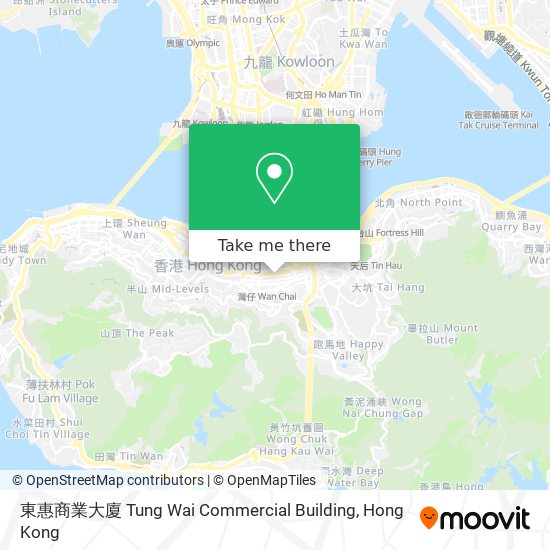 東惠商業大廈 Tung Wai Commercial Building map