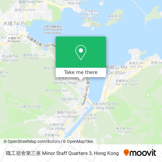 職工宿舍第三座 Minor Staff Quarters 3 map