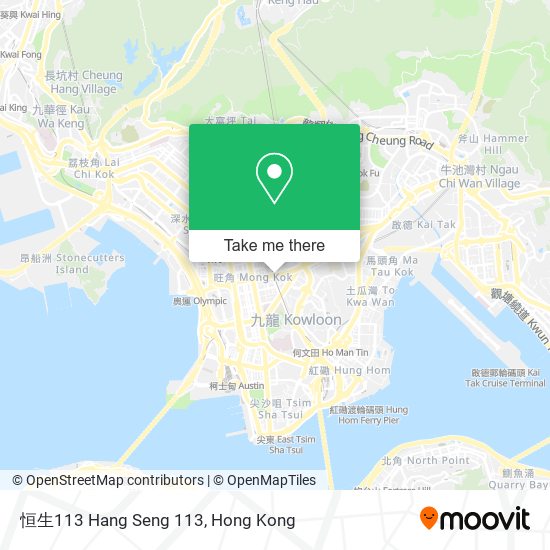 恒生113 Hang Seng 113 map
