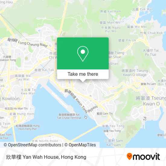 欣華樓 Yan Wah House map