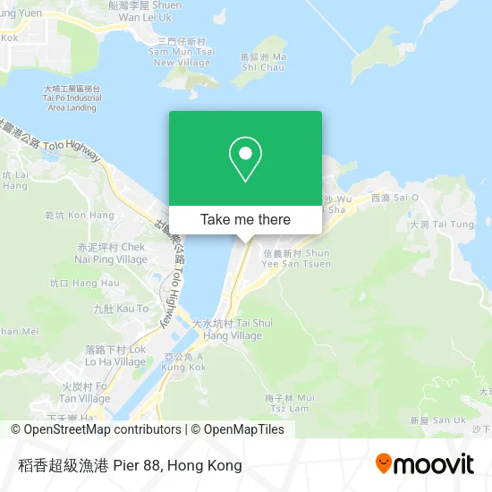 稻香超級漁港 Pier 88 map