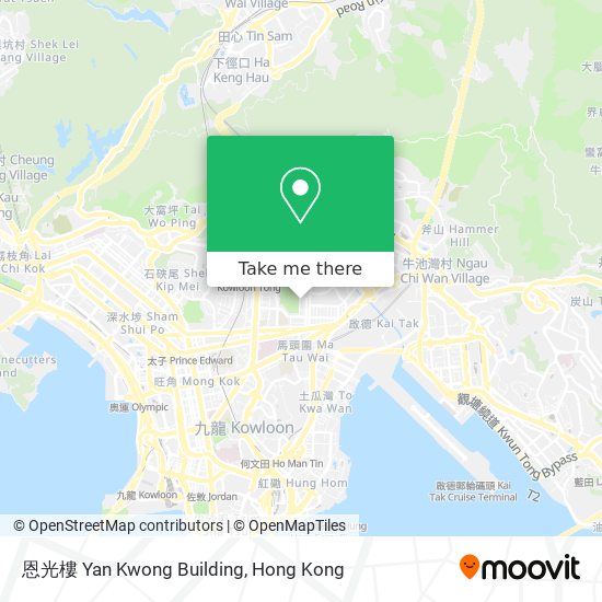 恩光樓 Yan Kwong Building map