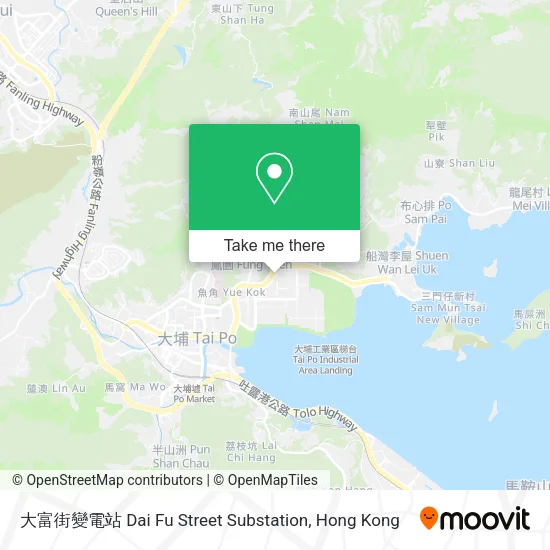 大富街變電站 Dai Fu Street Substation地圖