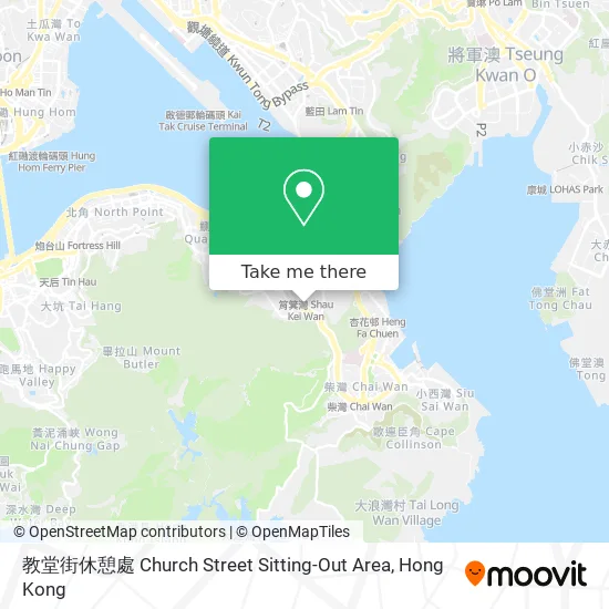 教堂街休憩處 Church Street Sitting-Out Area map