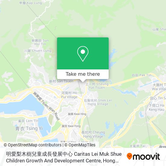 明愛梨木樹兒童成長發展中心 Caritas Lei Muk Shue Children Growth And Development Centre地圖