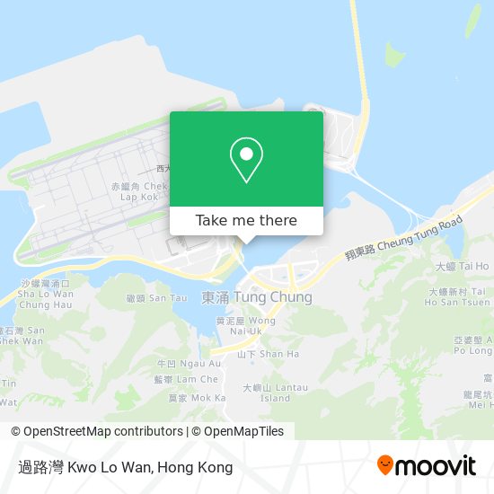 過路灣 Kwo Lo Wan map