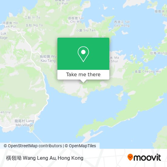 橫嶺坳 Wang Leng Au map