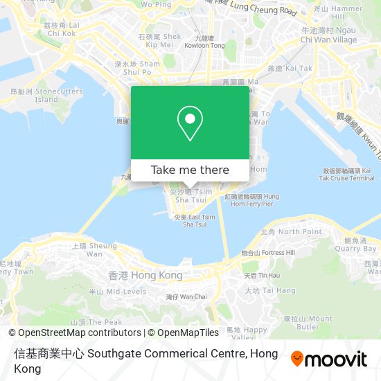 信基商業中心 Southgate Commerical Centre map