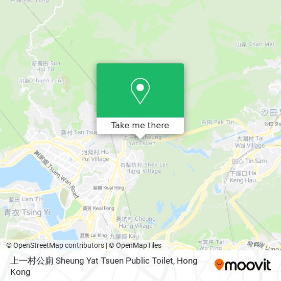 上一村公廁 Sheung Yat Tsuen Public Toilet地圖