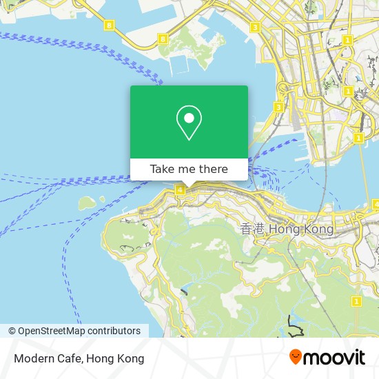 Modern Cafe map