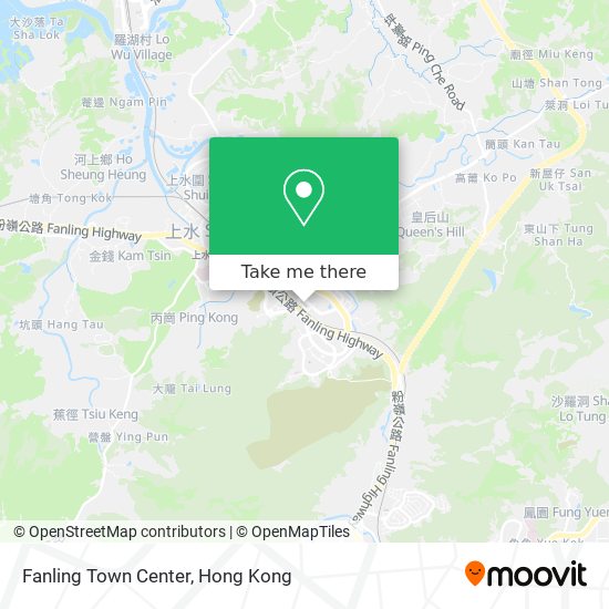 Fanling Town Center map