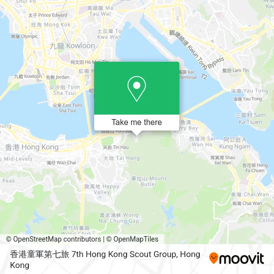 香港童軍第七旅 7th Hong Kong Scout Group地圖