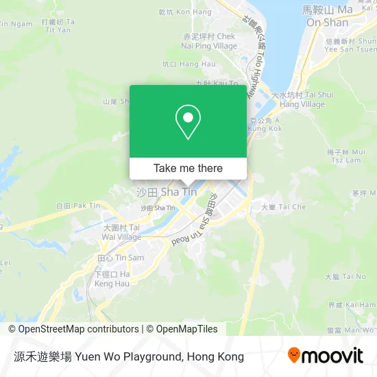 源禾遊樂場 Yuen Wo Playground map