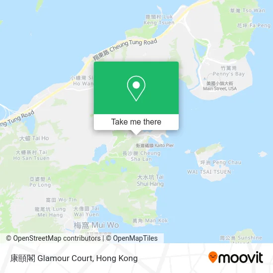 康頤閣 Glamour Court map