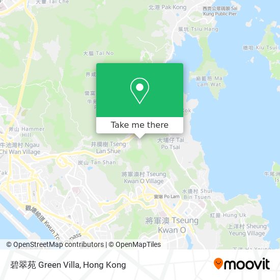 碧翠苑 Green Villa地圖