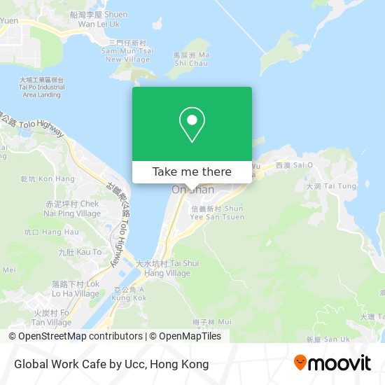 Global Work Cafe by Ucc map