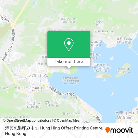 鴻興包裝印刷中心 Hung Hing Offset Printing Centre map