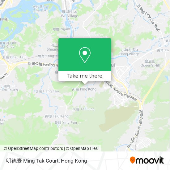 明德臺 Ming Tak Court map