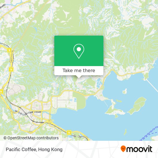 Pacific Coffee map