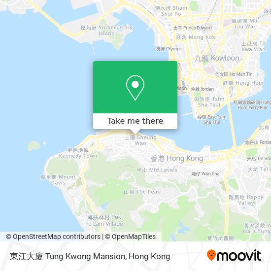 東江大廈 Tung Kwong Mansion map