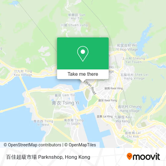 百佳超級市場 Parknshop map