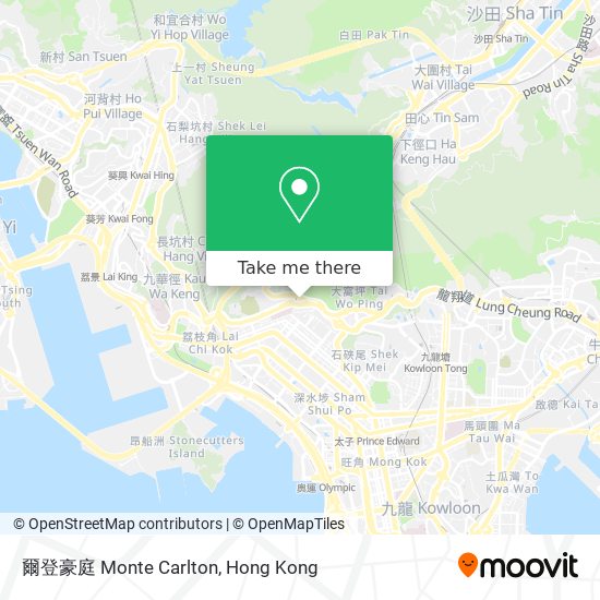 爾登豪庭 Monte Carlton map