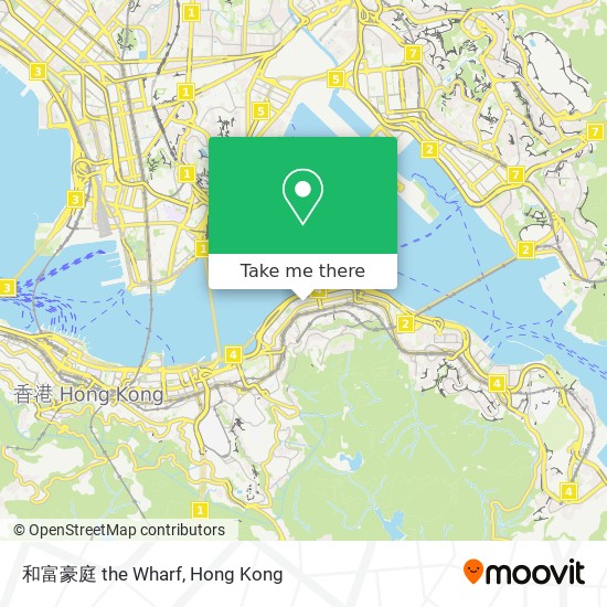 和富豪庭 the Wharf map