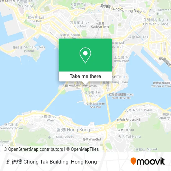 創德樓 Chong Tak Building map