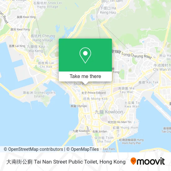 大南街公廁 Tai Nan Street Public Toilet map