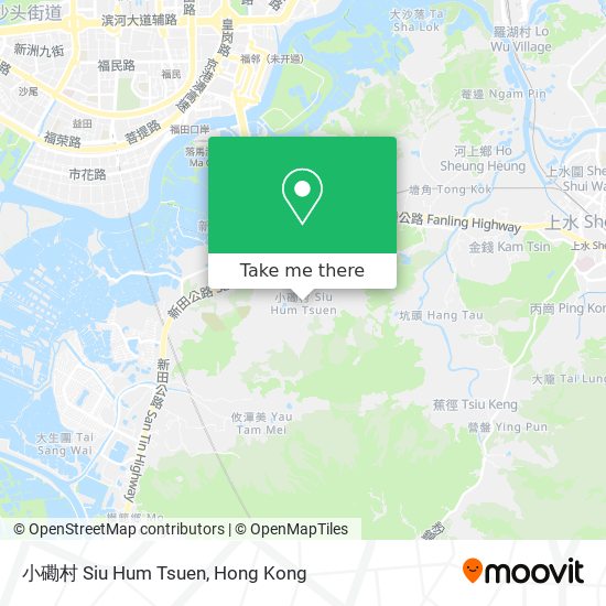 小磡村 Siu Hum Tsuen地圖
