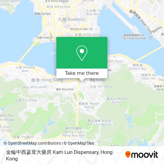 金輪中西蔘茸大藥房  Kam Lun Dispensary map